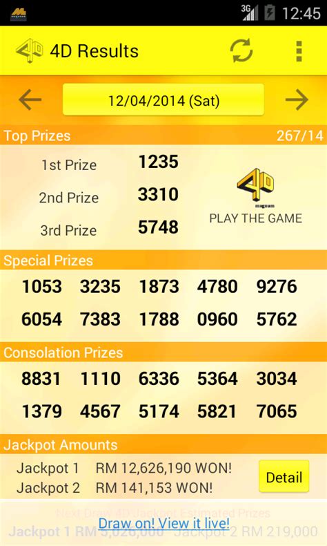 magnum 4d result today brunei|Latest Magnum 4D Results. Live .